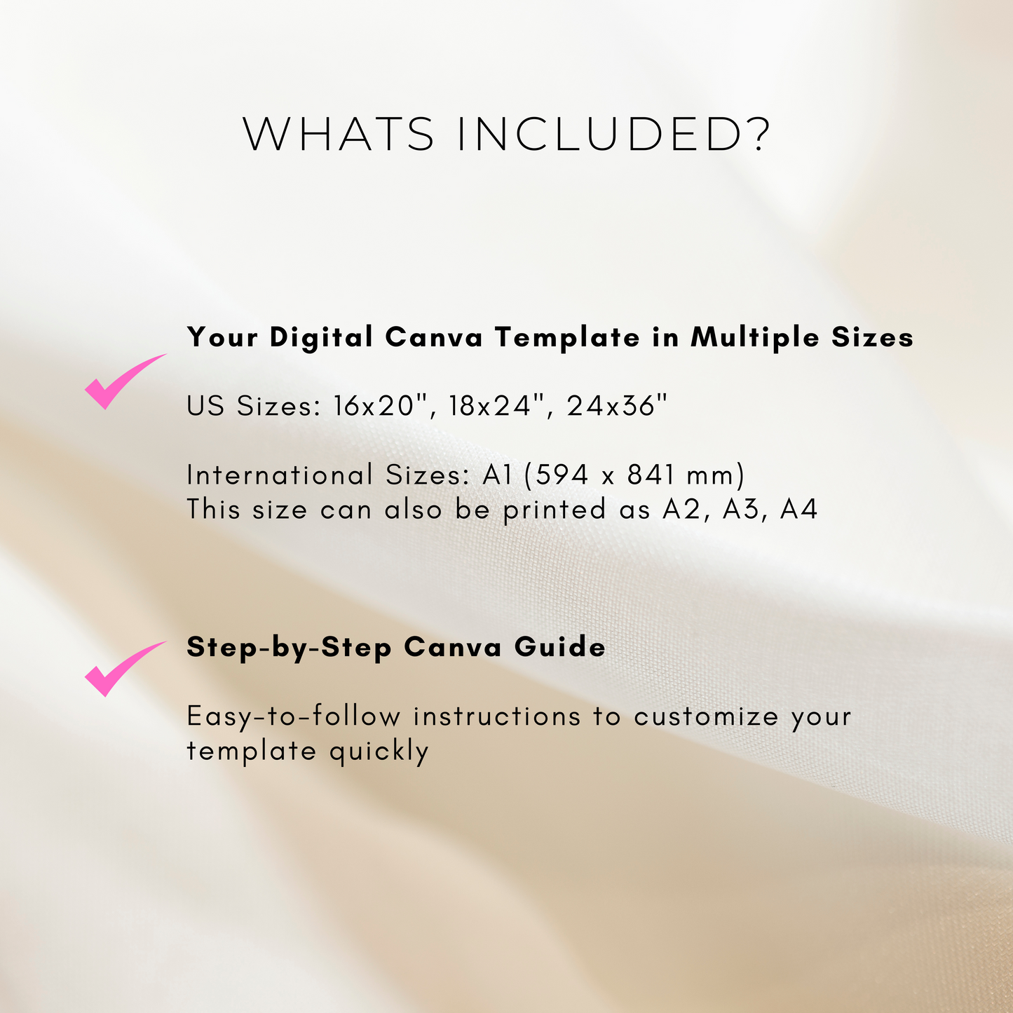 Japandi | Wedding Seating Chart Template